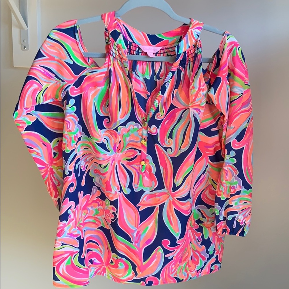 Lilly Pulitzer silk top